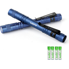 Ліхтарик LED Lepro, Mini IPX4 Водостійкий, 3 Режими, 2 шт. (Синій)