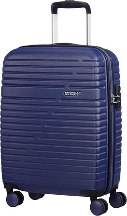 American Tourister Aero Racer Spinner 68 Expandable - 3.6 Kg Suitcase, 75.5 Liter, (Spinner 55, Nocturne Blue, 55 cm)
