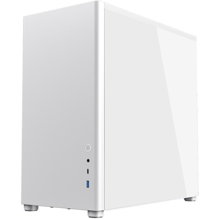 Корпус GameMax Spark Pro для ігрового ПК ATX з двома скляними панелями, USB 3.0/Typ C, білий