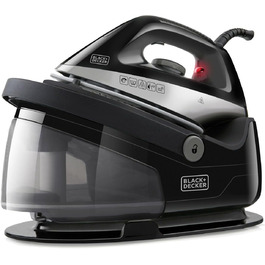 Праска Black+Decker BXSS2401E, 2400 Вт, відпарювач, 1,5 л, регулювання температури, ECO-режим, готова за 1 хв