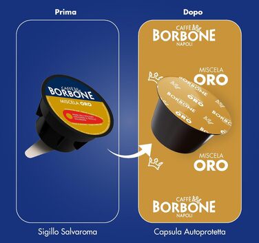 Кава Caffè Borbone Gold сумісна з Nescafé Dolce Gusto, капсули, 90 шт