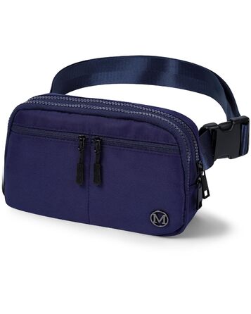 Гірчатка Mokze Bauchtasche 2L - Стильна поясна сумка для чоловіків та жінок, водонепроникна, для бігу, їзди на велосипеді, подорожей, Marineblau (Морський блакитний)