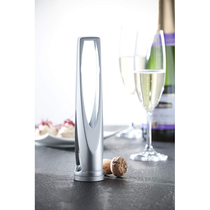 Le Creuset штопор для ігристих вин Pop Bulle, екстрактор корків шампанського, сірий, 24x8x8 см