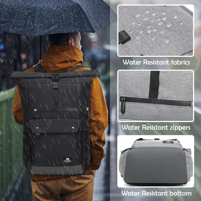 Рюкзак Rolltop з відділенням для ноутбука 15,6