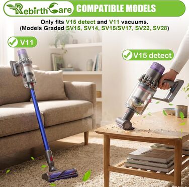 Фільтр для пилососа Dyson V11 SV17 SV14 SV22 (3 шт.) - Оригінал, HEPA, для Absolute, Extra, Pro, Animal, Torque Drive