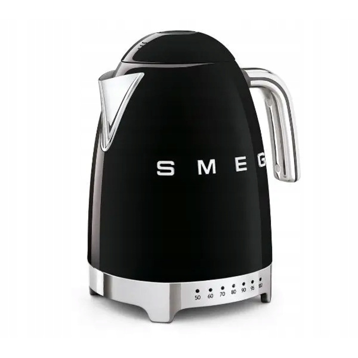 Електричний чайник Smeg KLF04BLEU, 2400 Вт, 1,7 л, чорний