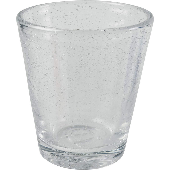Villa d'Este Home Tivoli Cancun/Marea Set of 6 Water Glasses, 330 ml, made of hand-blown glass, with shades of blue
