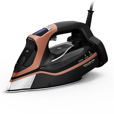Rowenta Steamforce Pro: Пароочищувач для одягу, 3200 Вт, 75 г/хв, Anti-Kalk, чорний/мідний, DW9520D1