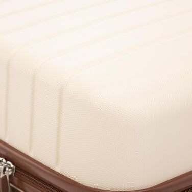 Набір валіз-ролерів (3 шт): M, L, XL, білий, з коліщатками 360°, замком, зручною ручкою. Elfenbeinweiß