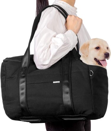 Сумка-переноска для собак, сумка для подорожей з собакою, регульований поводок, м'яка переноска для маленьких собак та домашніх тварин, сумка для покупок на вулиці