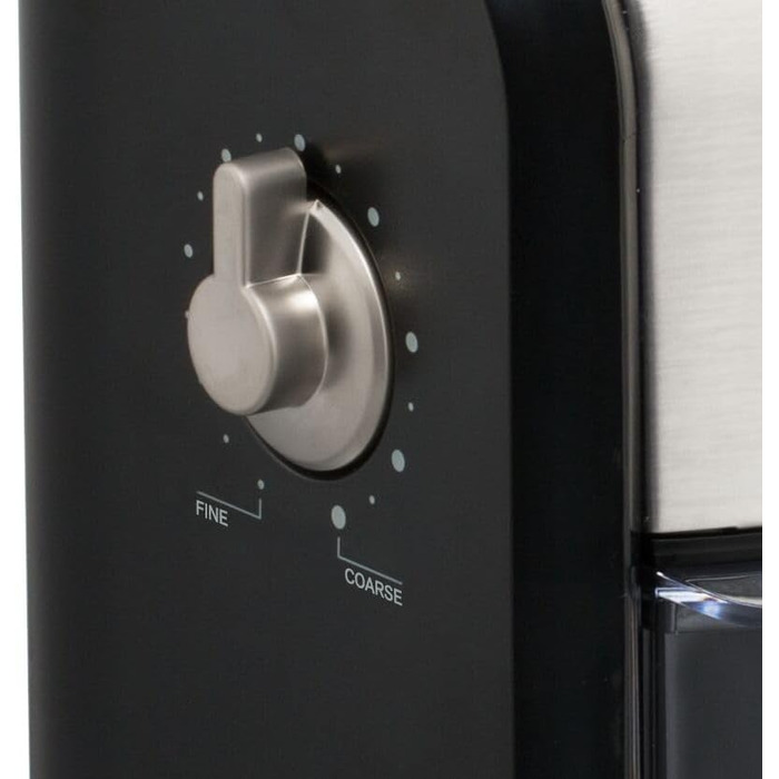 Кавомолка та подрібнювач спецій Krups F20342, потужний мотор, регульований помел, 75г, з нержавіючої сталі, захисний ковпачок, протиковзаючі ніжки, чорний (кавомолка, млин для кави та спецій)