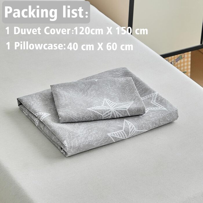 Комплект постільної білизни для дитячого ліжечка, зелений квітковий принт, 120 x 150 см. Підходить для ліжечок малюків та дівчаток. М'який двосторонній комплект з простирадлом та наволочкою.