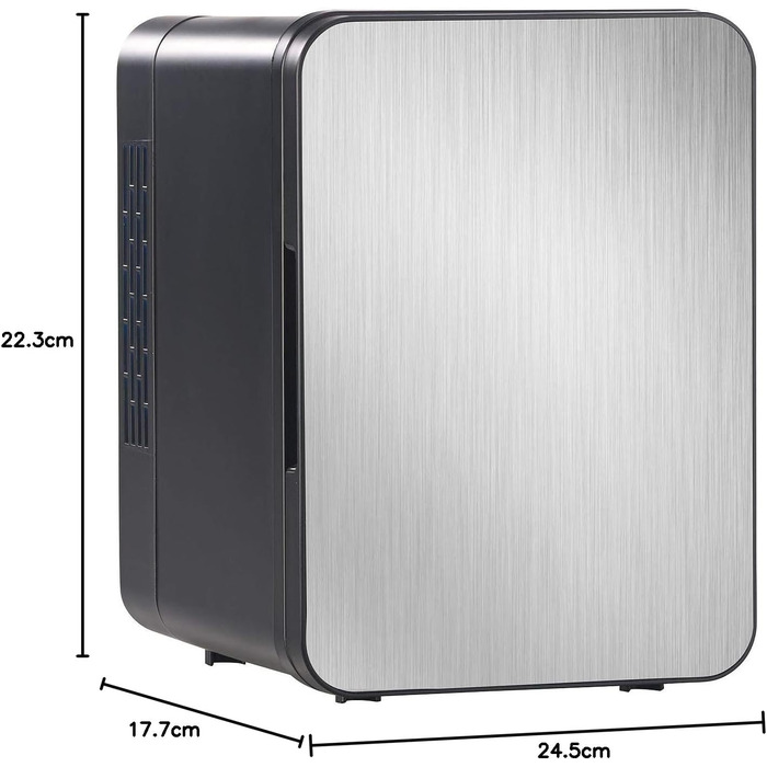 Міні-холодильник Rosenstein & Söhne для подорожей: 4 літри, 12/230V, з підігрівом, блакитний