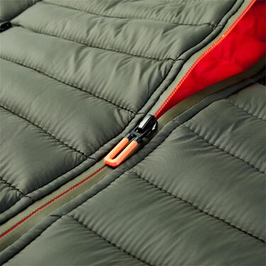 Чоловіча жилетка, утеплена, легка, тепла, для активного відпочинку, без рукавів, зимова, стегана, з коміром-стійкою, слім-силует (6XL, Оливковий (Army Green))