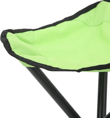 Складаний стілець-табурет, 200 кг, неслизький, стабільний, для відпочинку на природі, риболовлі, кемпінгу, пікніків (зелений)