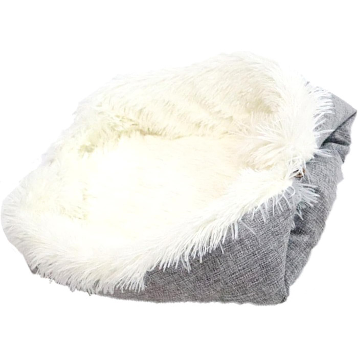 Ліжко для кота YUYTE, миється, для дому, тепле, зручне, підходить для будь-якої пори року (біле)