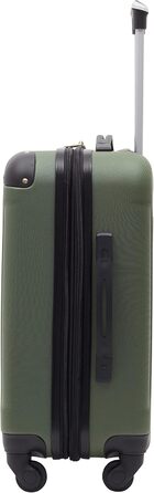 Чемодан валіза Travelers Club Chicago Hardside розширюваний спінер 20' Carry-On, колір Thyme Green