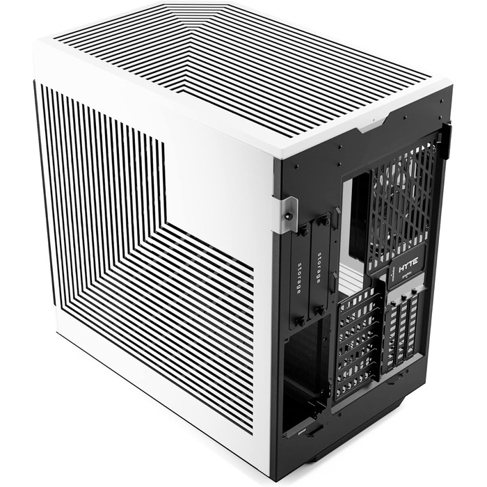 Корпус для ПК Hyte Y60 White - Mid-Tower з подвійною камерою та склом, ATX, з PCIE 4.0 Riser-кабелем