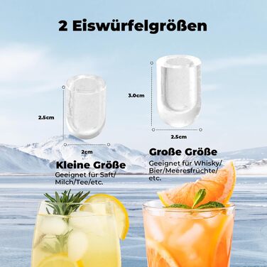 Машина для приготування льоду Ice Maker: 9 кубиків за 6-8 хвилин, 12 кг на добу, самоочищення, сірий колір. Ідеально для кухні, офісу, бару та вечірки
