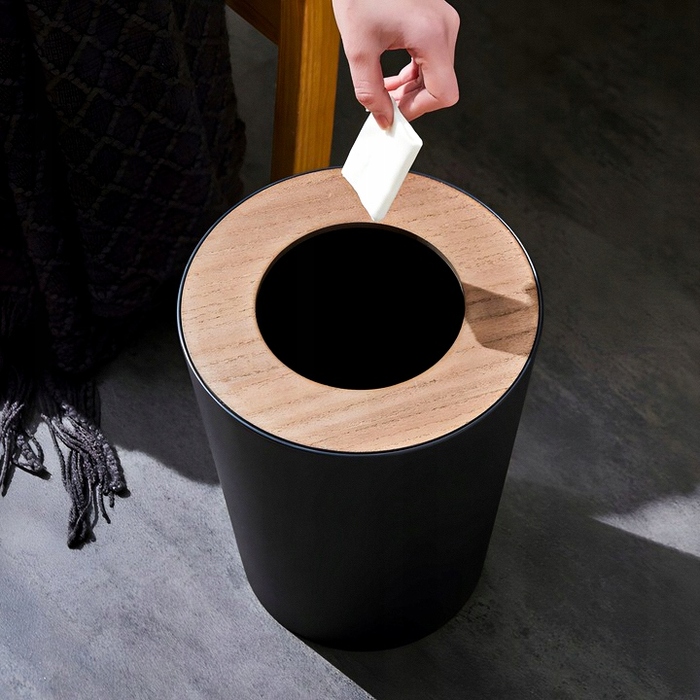 Набір аксесуарів для ванної кімнати (6 предметів): кошик, йоржик для туалету, підставка для зубних щіток та стакан