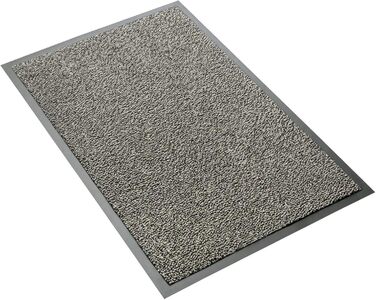 Килимок вхідний Kettelservice-Metzker® Sauberlaufmatte бежево-чорний меланж 60x90 см