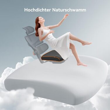 Офісне крісло Newtral NT002 з підніжкою: ергономічне, регульована спинка, підлокітники, чорне. Макс. вага 150 кг