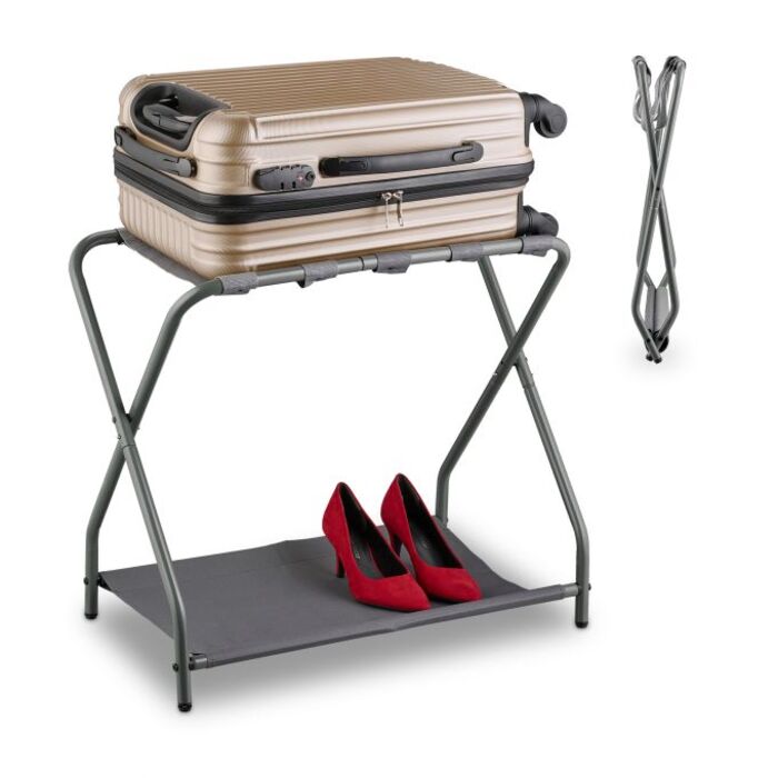 Relaxdays Folding Metal Suit Stand