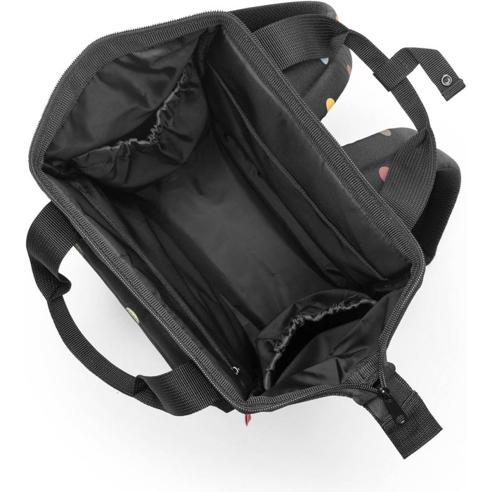reisenthel Allrounder R Backpack Bag (Dots, Bundle with multicase dots)