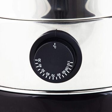Grafner XL Stainless Steel Glühwein Cooker - 8.8 Liters - 1500 Watts with Tap, Thermostat and Overheat Protection Hot Beverage Dispenser