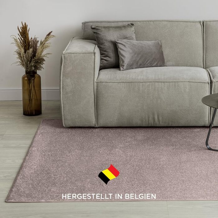 Килим для вітальні та спальні Carpet Studio Maine, 140x200 см, короткий ворс, рожевий