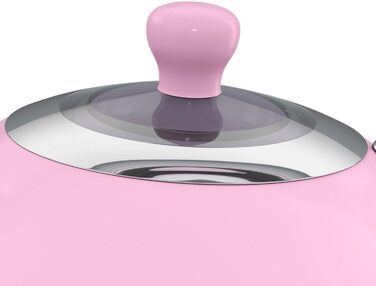 Електричний чайник Swan Retro 1.8 л, рожевий, з автоматичним відключенням, нержавіюча сталь, 3000 Вт