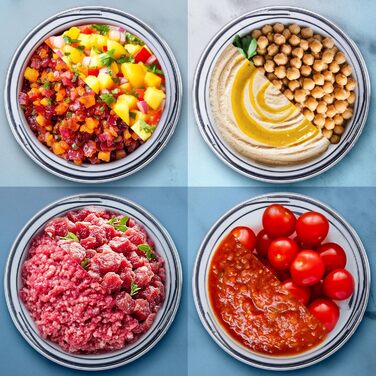 Електричний подрібнювач Duronic CH57 WE для цибулі та овочів, 700 мл