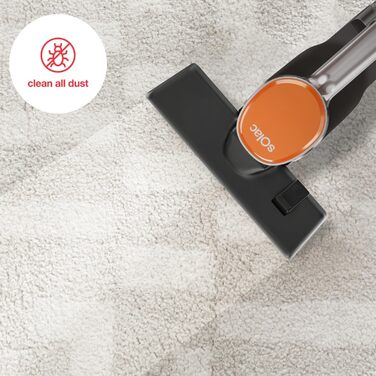 Електричний акумуляторний віник Solac Turbobat Digital Flex 29.6V AE2515 - металевий корпус, колір мідний