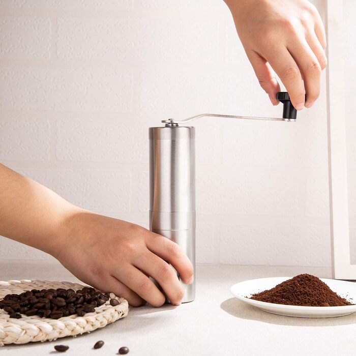 Ручна кавомолка PARACITY з нержавіючої сталі, керамічний жорно, для Aeropress, фільтр-кави, еспресо, френч-прес, турка, подарунок