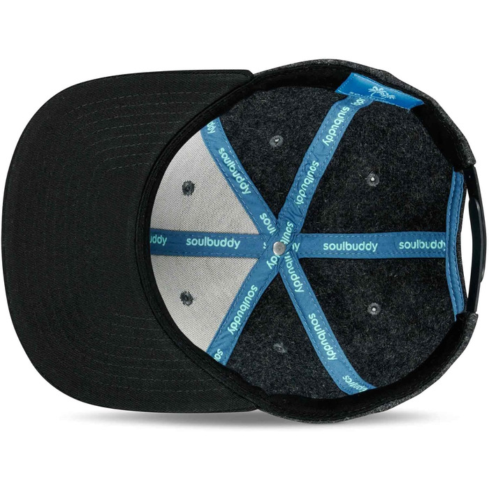 Кепка Snapback Soulbuddy - унісекс, стильна кепка для чоловіків та жінок - ідеальна для повсякденного носіння та відпочинку - бейсболка, розмір one size, темно-сірий