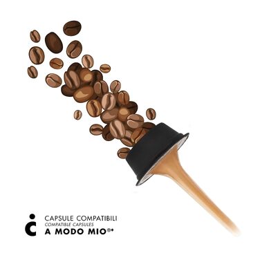 Набір кавових капсул Il Caffè Italiano сумісних з Lavazza A Modo Mio, 120 шт, Frhome