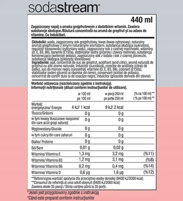 Сифонізатор для води SodaStream Terra + 2 пляшки + 4 сиропи (Pepsi, 7Up, Mirinda, Pepsi Max)