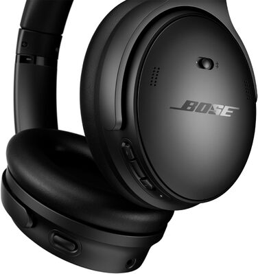 Навушники Bose QuietComfort бездротові з мікрофоном, шумозаглушенням, Bluetooth Over-Ear (Відновлені) Чорні/Білі
