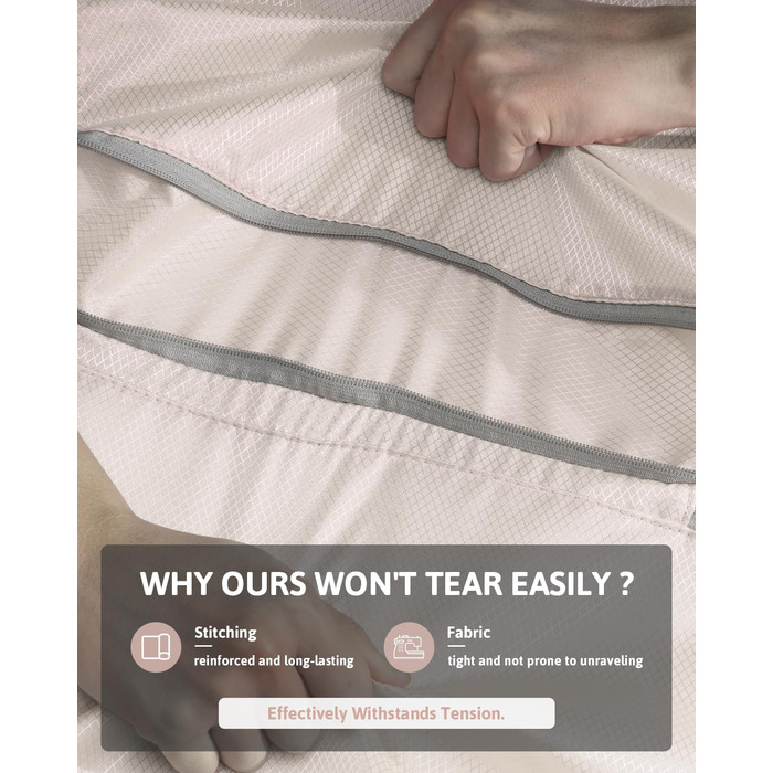 Набір кубиків-органайзерів для валізи Meowoo (4шт) - кубики-компресори, водовідштовхувальні, для подорожей (XL, L, 2×M)