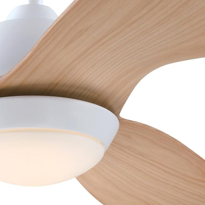 Стельовий вентилятор Westinghouse Magnolia 132 см з LED освітленням та пультом ДК, білий матовий, DC-мотор