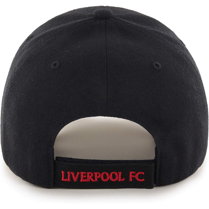 Кепка бейсболка 47 Brand Liverpool Adjustable EPL, чорно-червона (офіційна ліцензія)