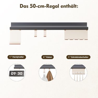Дзеркало для ванної кімнати SONNI з підсвічуванням 60x40 см, LED, IP44, білий