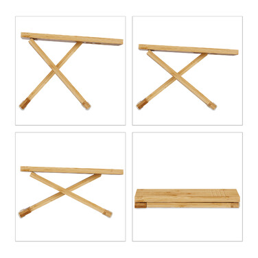 Relaxdays 2-Piece Folding Toilet Stool