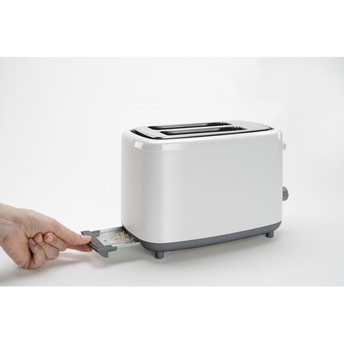 Тостер Black+Decker BXTOA820E, білий, 820 Вт