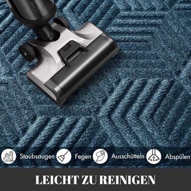 Килимок Yimobra для дому та вулиці: антиковзаючі, миючі, водостійкі (92 x 61 см, блакитний)