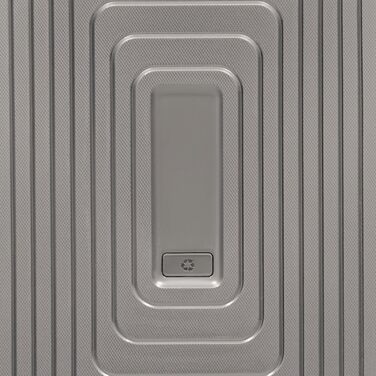 Набір пластикових валіз REDOLZ з косметичкою, 4 предмети, Coffee Grey Metallic