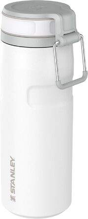 Термопляшка STANLEY 1913 IceFlow Twist Flip 0.47л, Frost — герметична, зі сталі, BPA-free, для напоїв