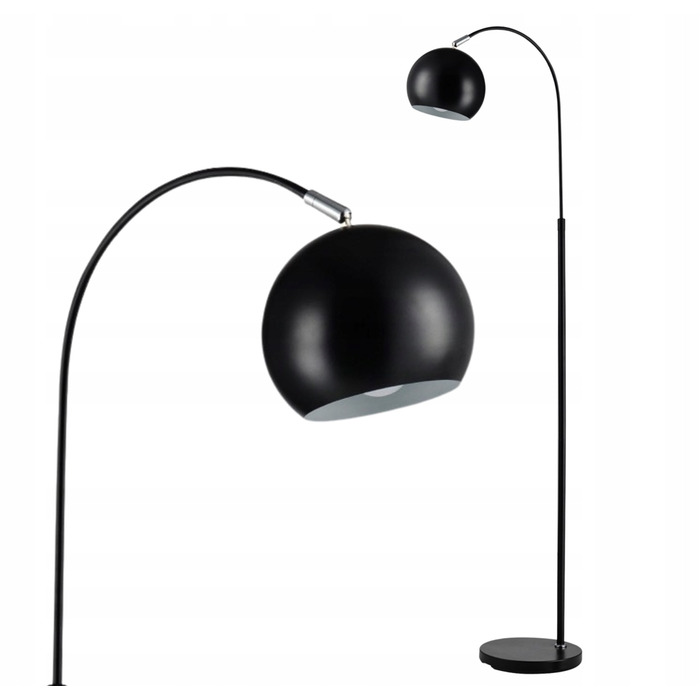 Торшер Krislamp Aura E27 40 Вт, чорний