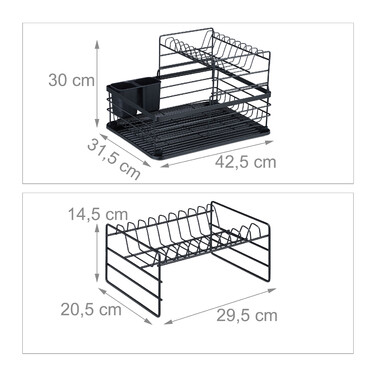 Relaxdays Dish Drainer, Metal