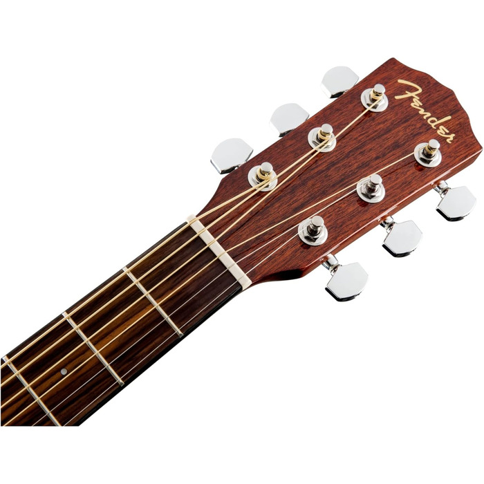 Електроакустична гітара Fender CD-60SCE Dreadnought, Махагоні, 6-струнна, з безкоштовними онлайн-уроками Fender Play, Натуральний колір